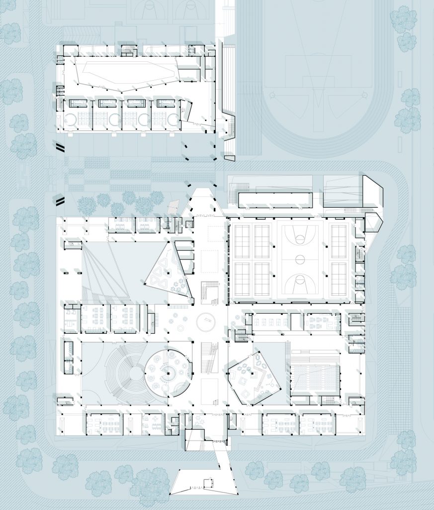Ground floor plan by Monoarchi