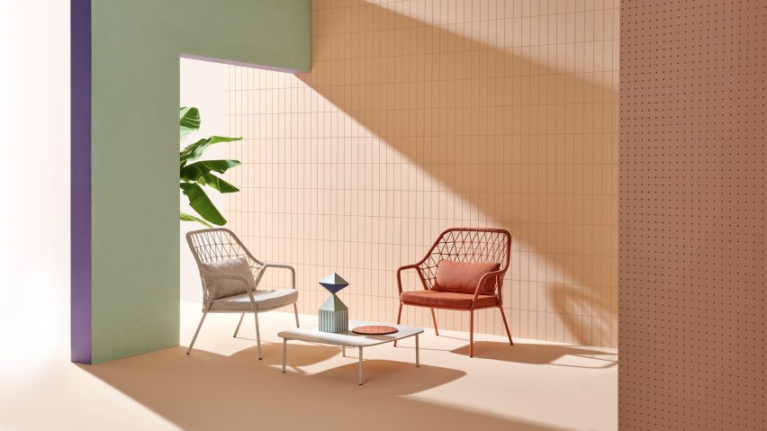 Panarea outdoor chairs by CMP Design for Pedrali