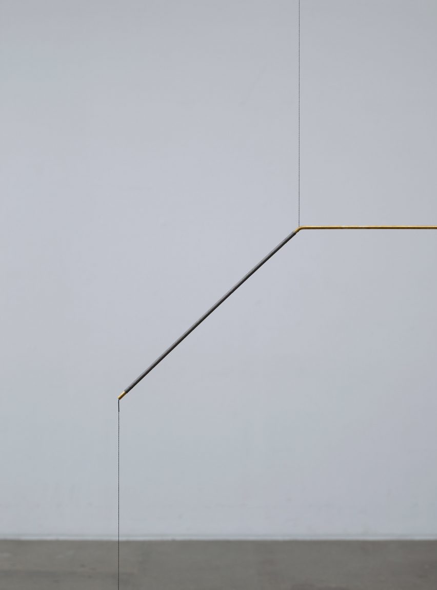 Wire detail of Suspense light by Kasper Kjeldgaard in The Mindcraft Project