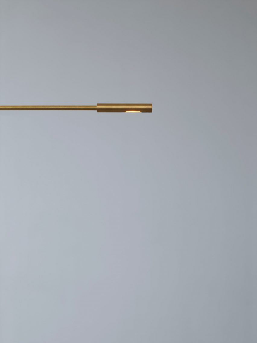 Lamp detail of Suspense light by Kasper Kjeldgaard in The Mindcraft Project