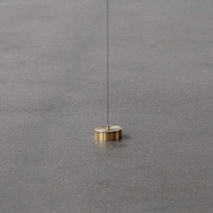 Floor detail of Suspense light by Kasper Kjeldgaard in The Mindcraft Project