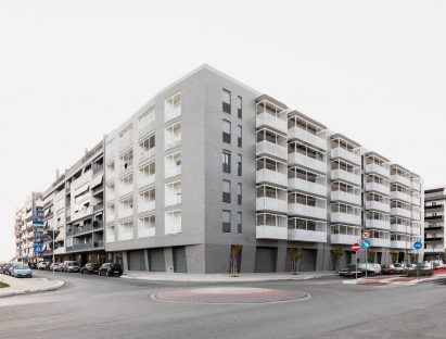 The housing is located on a corner plot