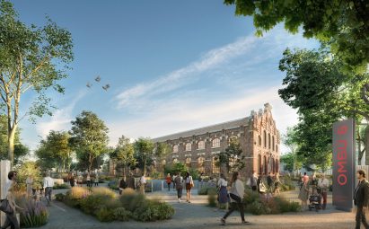 A visual of a retrofitted gas plant by Foster + Partners