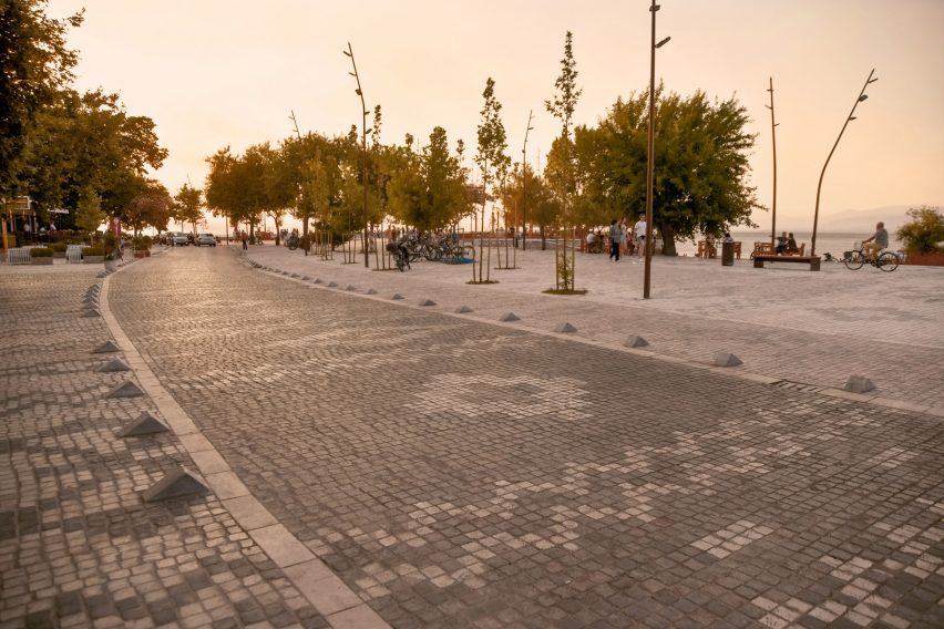 The decorative Albanian Carpet landscape project