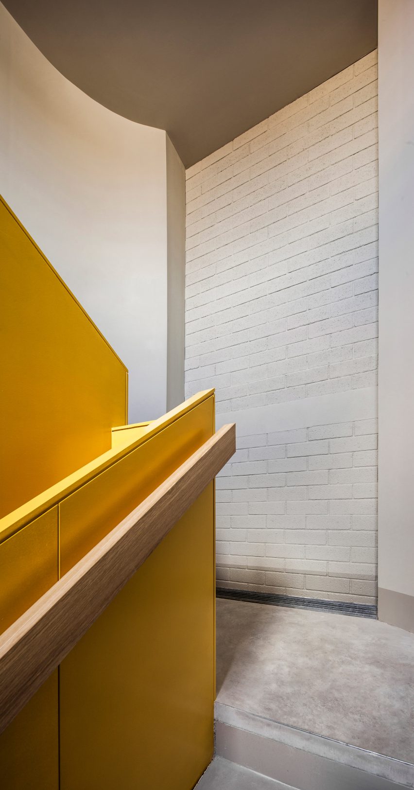 Yellow runs throughout the design