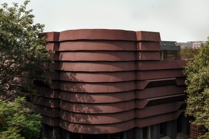 The design has an armour like shell by Architecture Discipline