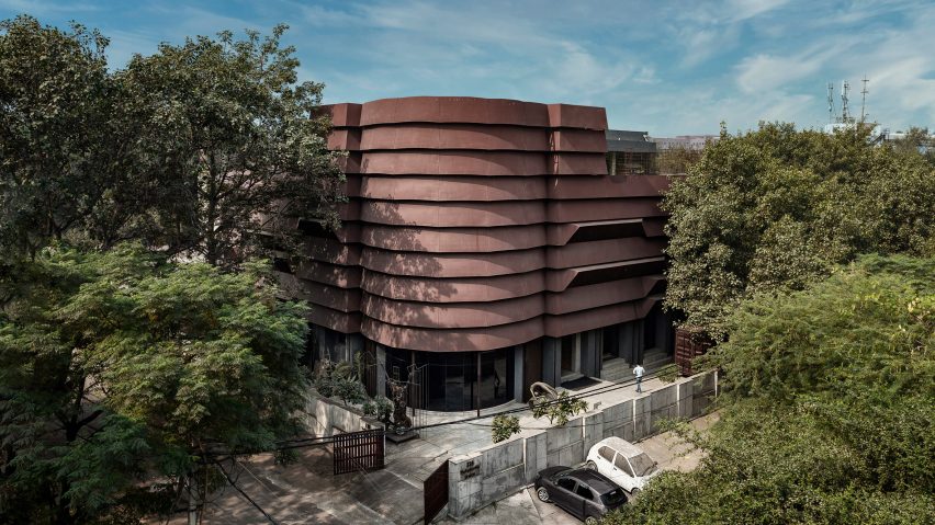Architecture Discipline wraps New Delhi office in “protective armour”