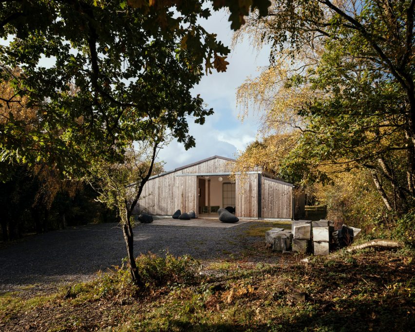A converted agricultural barn in Devon