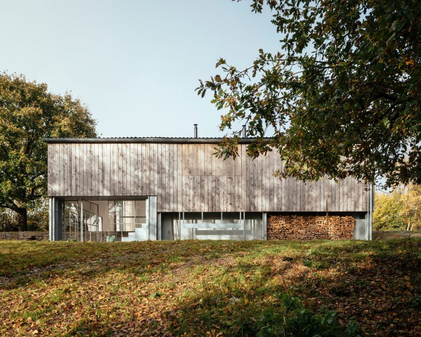 The exterior of Art Barn by Thomas Randall-Page