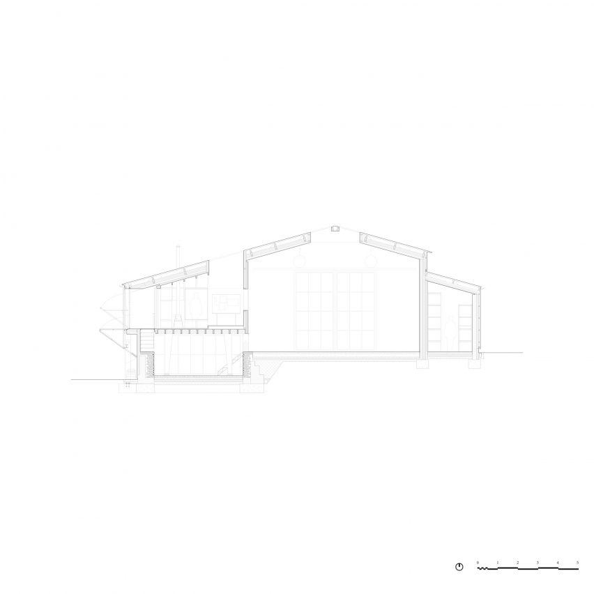 Section of Art Barn by Thomas Randall-Page