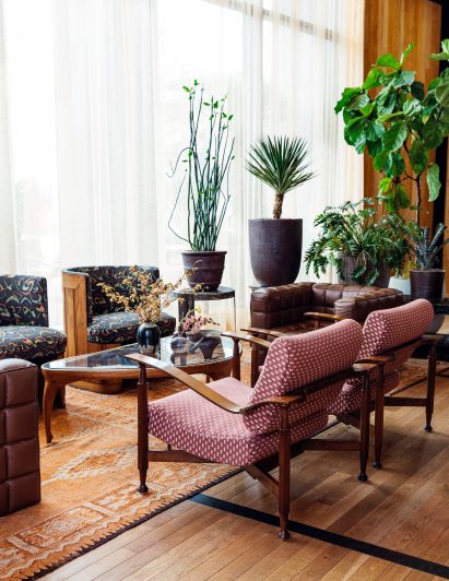 Pot plants in Austin Proper Hotel and Residences