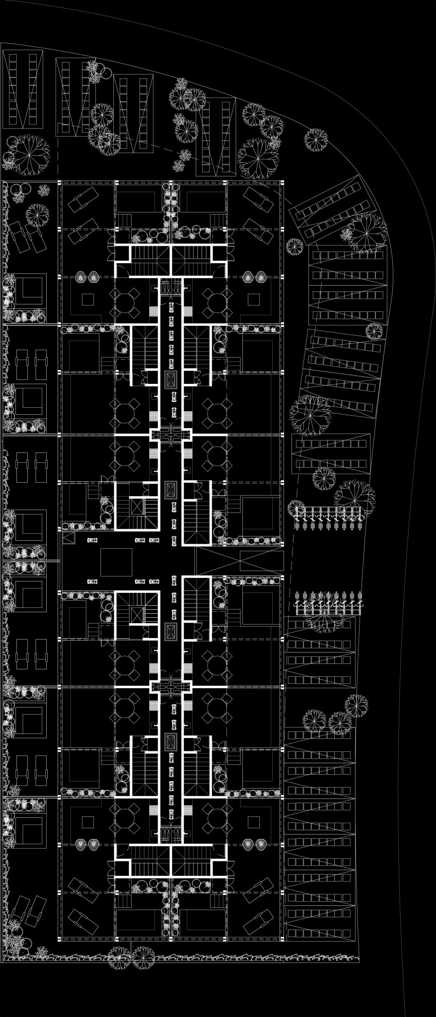 Plans of the roof gardens