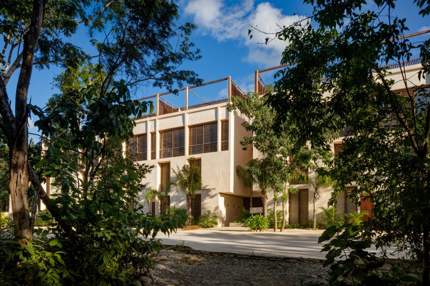 The resort is in the Tulum jungle