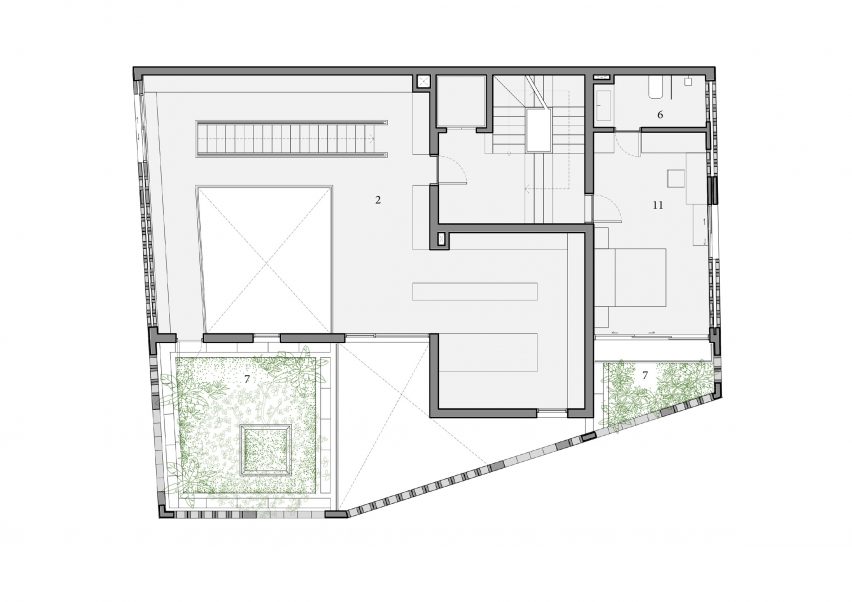 Second floor plan