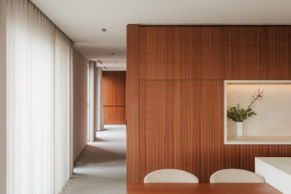 Wooden joinery in Penthouse BV by Adjo Studio