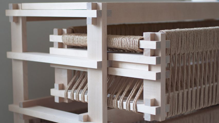Close-up of Betula dresser by Martin Thübeck