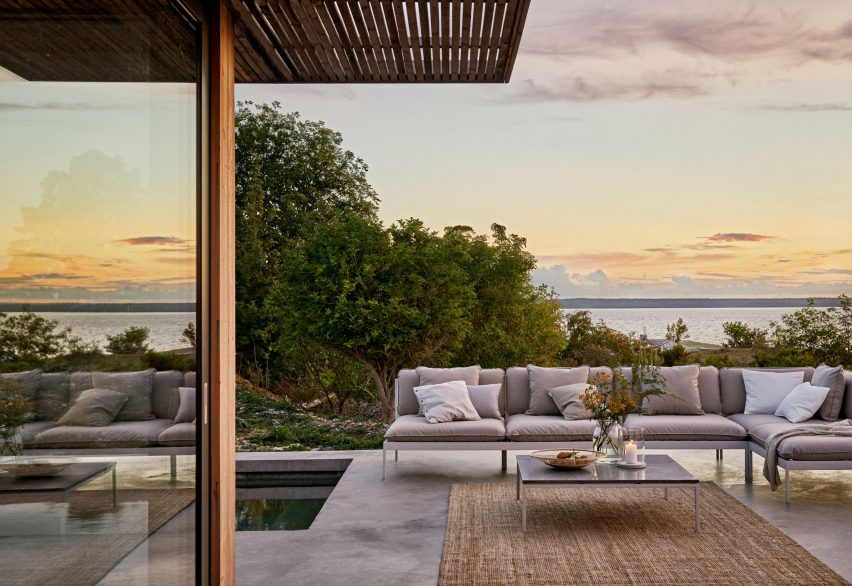 Bonan by Studio Norrlandet for Skargaarden on an outdoor garden deck