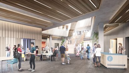 Public ground floor in Bristol library