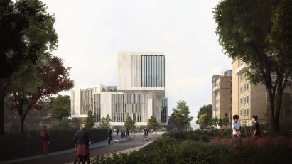 New University Library by Hawkins/Brown and Schmidt Hammer Lassen