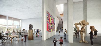 Art space inside Brutus in Rotterdam