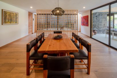 The dining room