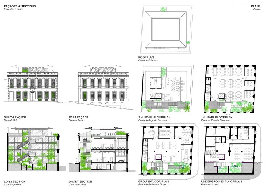 Cassina Innovation House plans