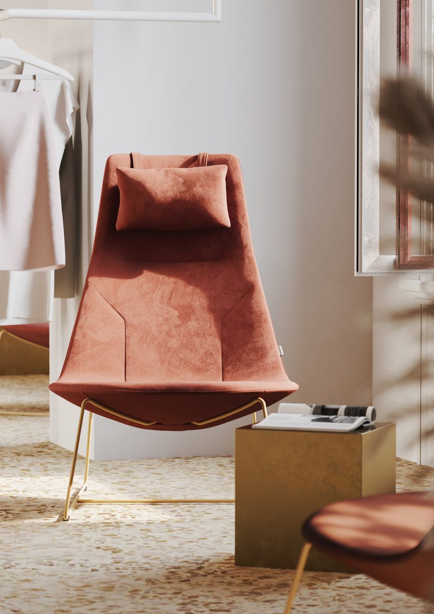 Chic Lounge with a cusion