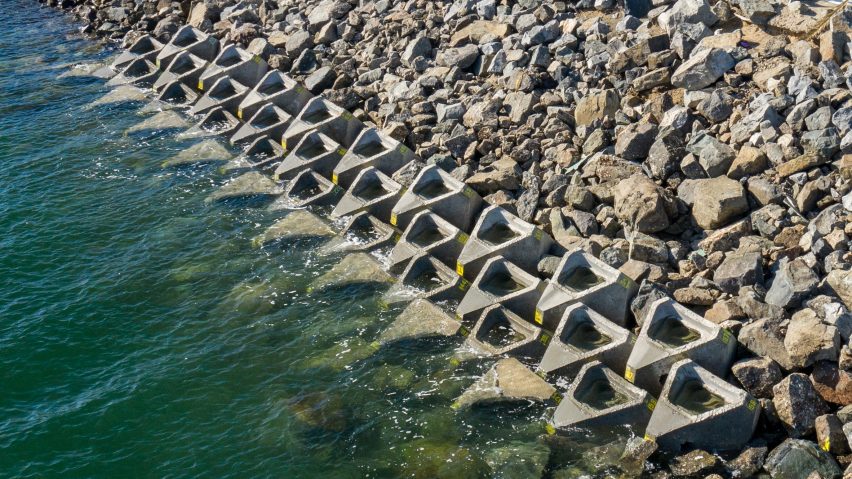 Man-made rock pools installed at San Diego Bay