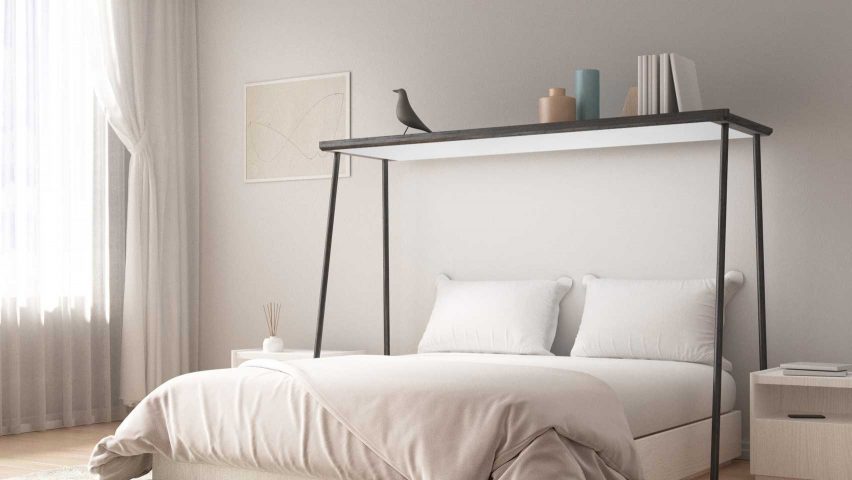 Console by Gianfranco Vasselli over-bed screen on the Dezeen and LG Display OLED Go competition shortlist