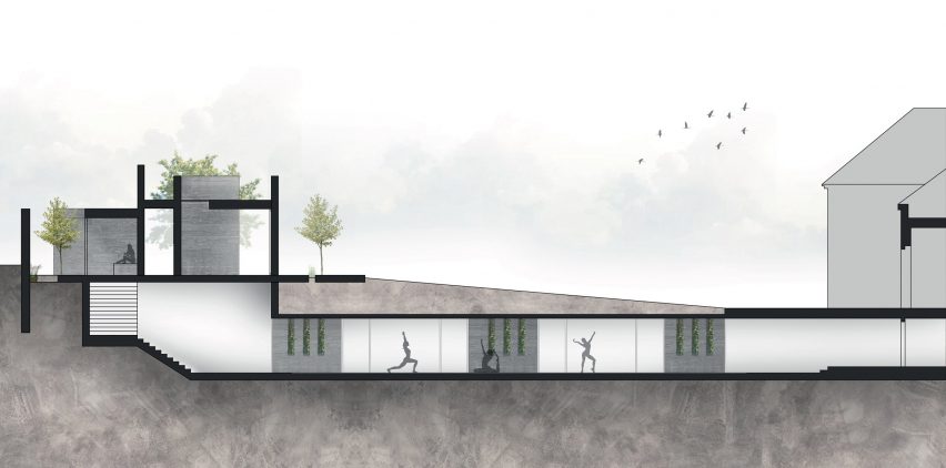 The section for a private spa by Smartvoll