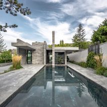The floor plan for a private spa by Smartvoll