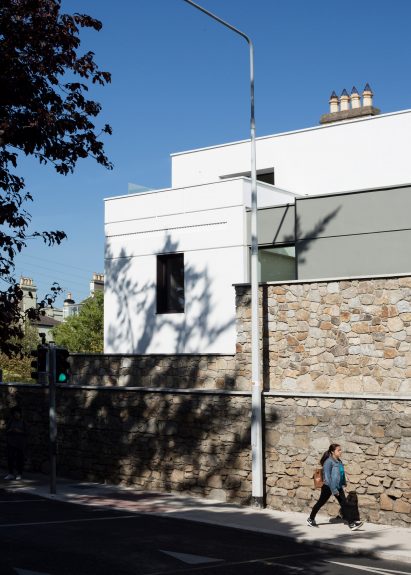 Granite wall of Corner House by Studio 304