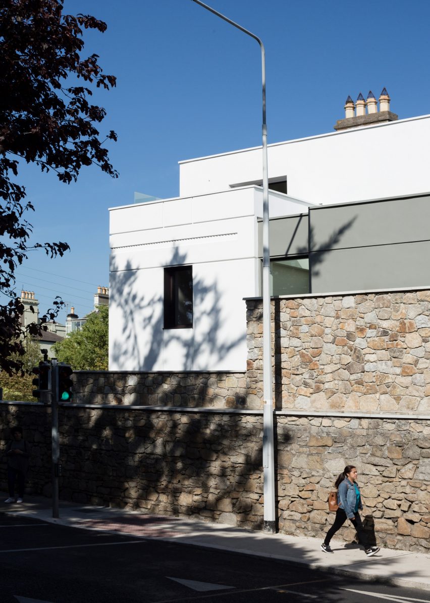 Granite wall of Corner House by Studio 304