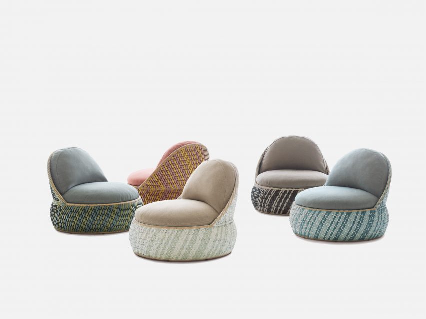 Dala seating woven using Filipino craft techniques by Stephen Burks for Dedon