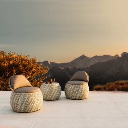 Dala seating collection by Stephen Burks for Dedon