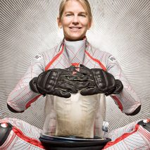 Dava Newman in her BioSuit