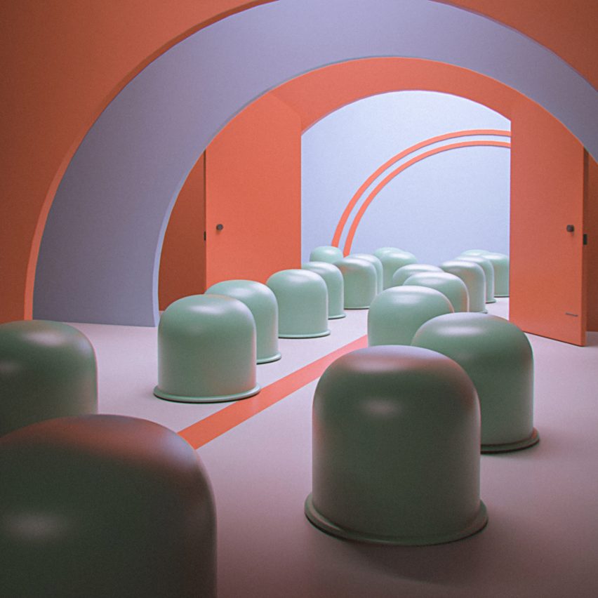 Han's renderings are currently playful imitations of physical design objects