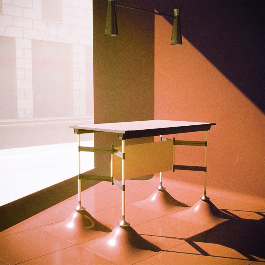 Sandy coloured rendering