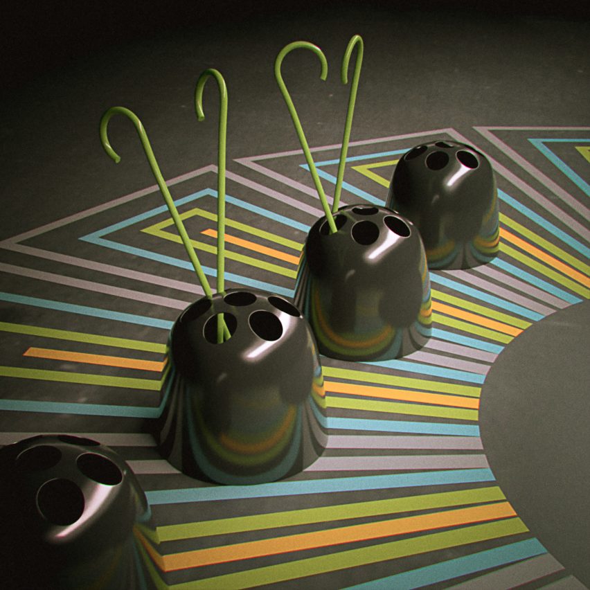 Playful colour is used in the video