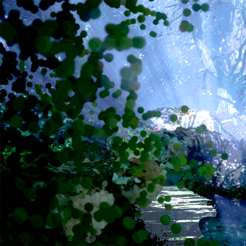 Bushes in virtual play