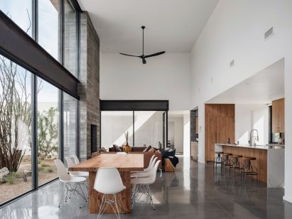 The Arizona home's kitchen