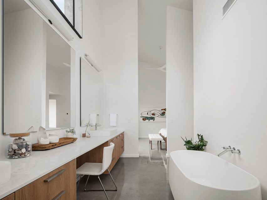 The bathroom