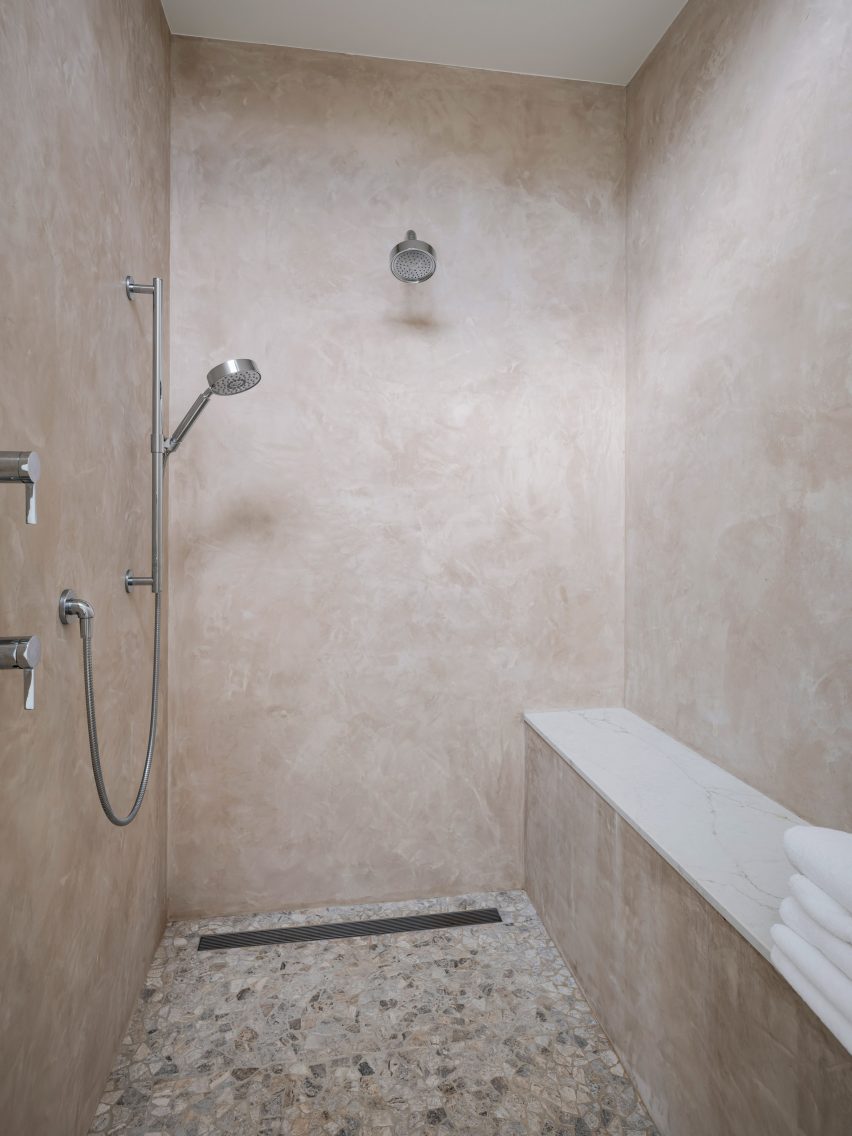The shower room
