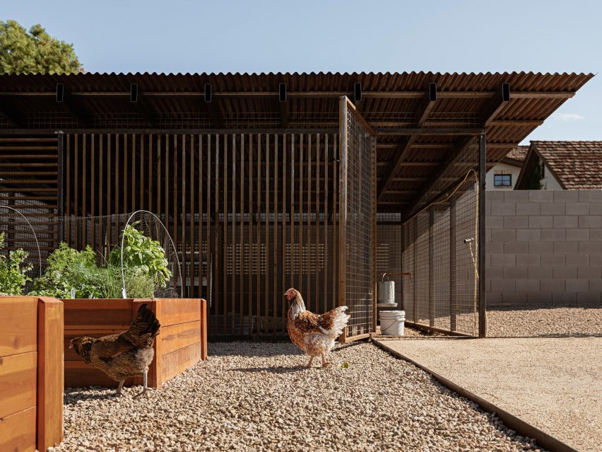 The chicken coop