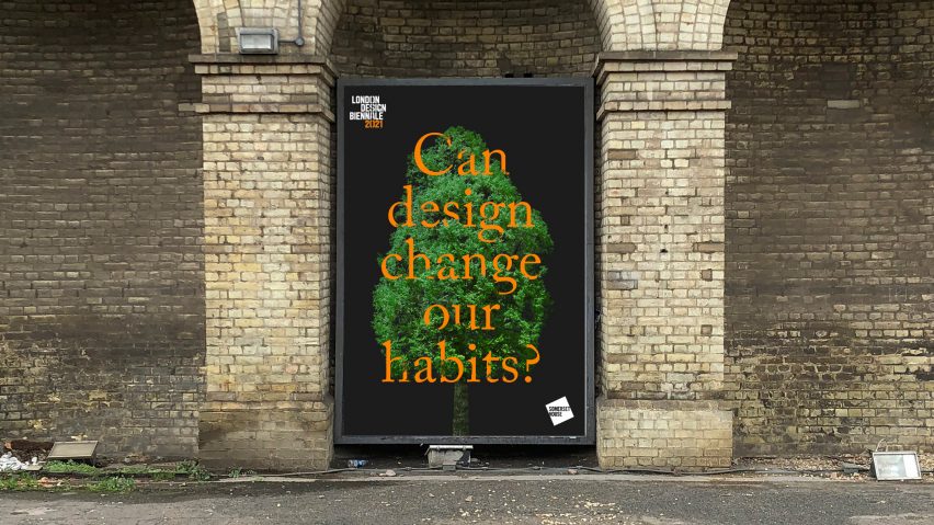Pentagram identity for London Design Biennale 2021