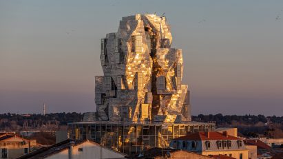 Luma Arles tower by Frank Gehry
