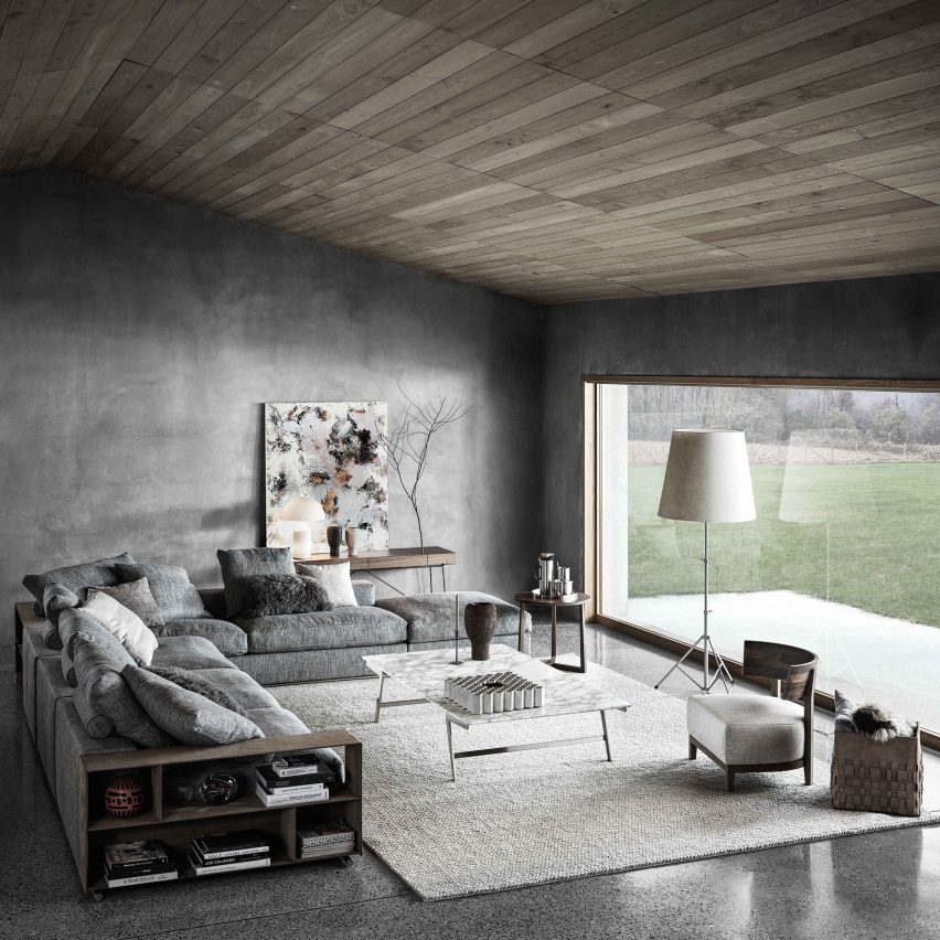 Groundpiece sofa