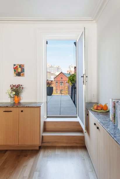 Local artist Max Wang built the kitchen