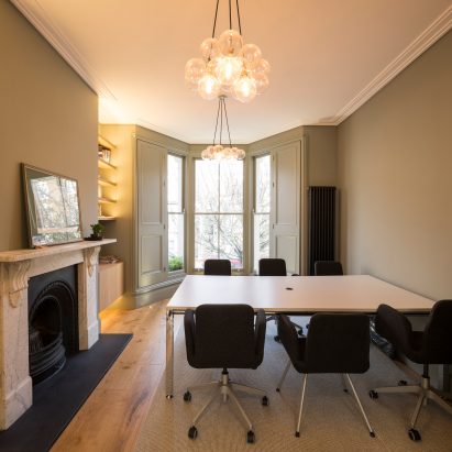 First floor in Haringey Glazed Extension by Satish Jassal Architects
