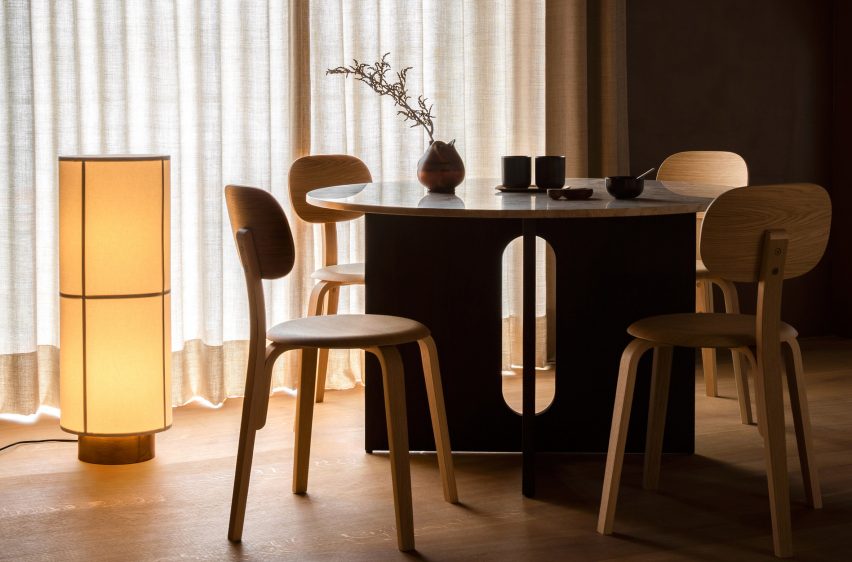 Hashira floor lamp by Norm Architects for Menu